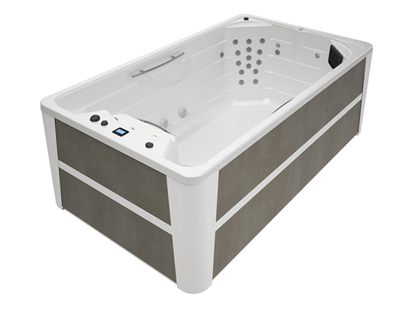 Spa de nage Swimspa 400C habillage Shiny Grey