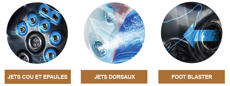 Hydrothérapie à débit avancé Earth Spas